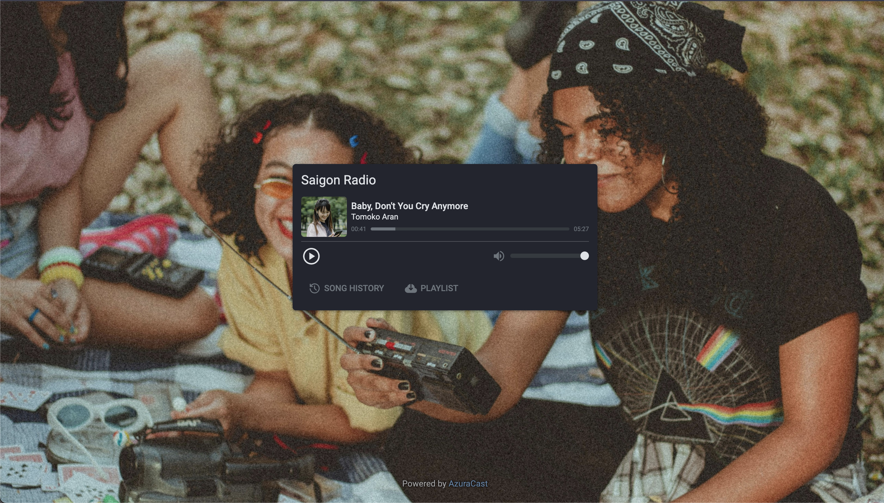 Listen My Radio Dashboard Listener